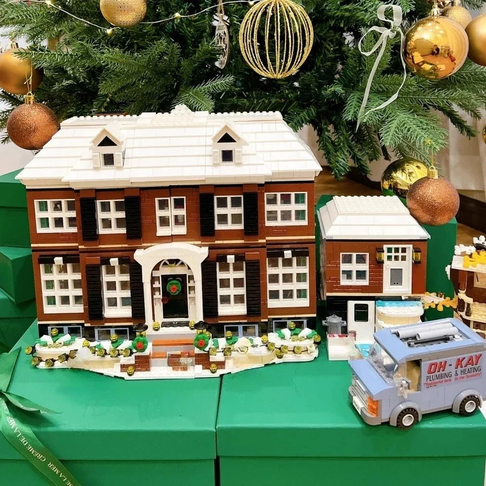 MAMMA HO PERSO L'AEREO - idea 2025 – modello a mattoncini della casa celebre film